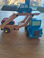 Houten vrachtwagen Hema, Kinderen en Baby's, Speelgoed | Houten speelgoed, Ophalen, Gebruikt