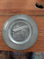 Vintage Tinnen Herdenkingsbordje, Antiek en Kunst, Antiek | Tin, Ophalen of Verzenden