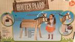 Houten Speelpaard - Nieuw in doos (doos alleen beschadigd), Ophalen, Nieuw, Rij- of Hobbelspeelgoed