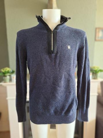 GStar G Star raw warme gemêleerde blauw grijze trui L beschikbaar voor biedingen