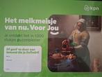 KPN puzzel van het melkmeisje, Ophalen of Verzenden, 500 t/m 1500 stukjes, Nieuw, Legpuzzel