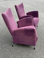 2 paarse Jess relax fauteuils, Huis en Inrichting, Fauteuils, Ophalen, Gebruikt, 75 tot 100 cm, Modern
