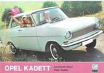 Opel Kadett brochure (OP03) auto, Ophalen of Verzenden, Zo goed als nieuw, Opel