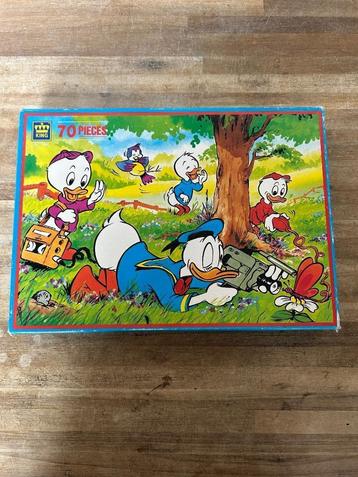 Vintage Donald Duck en neefjes 70 stukjes puzzel beschikbaar voor biedingen