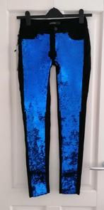Supertrash nieuwe broek 1 kant blauwe pailletten 27 S 44553
