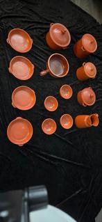 Terracotta aardewerk set, Ophalen of Verzenden, Gebruikt