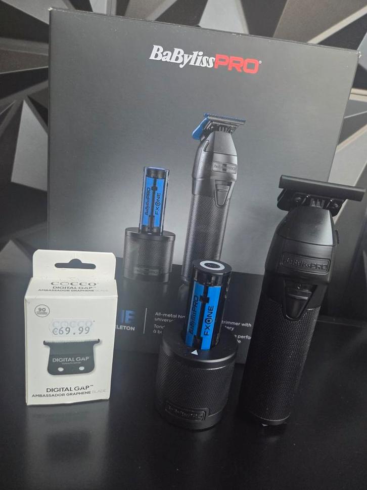 Babyliss Pro FXONE Trimmer + Coco Digital Gap Blade, Witgoed en Apparatuur, Persoonlijke-verzorgingsapparatuur, Zo goed als nieuw