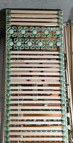 2x Tempur lattenbodem 90x220 met schouderzone, Ophalen, 90 cm, Eenpersoons, Zo goed als nieuw