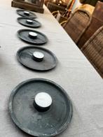 Zinken blaker, waxinehouder theelichthouder zink IB Laursen, Ophalen, Overige materialen, Nieuw, Grijs