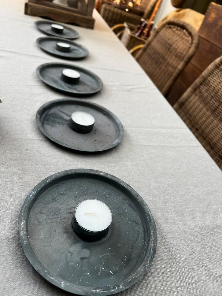 Zinken blaker, waxinehouder theelichthouder zink IB Laursen, Huis en Inrichting, Woonaccessoires | Kandelaars en Kaarsen, Nieuw