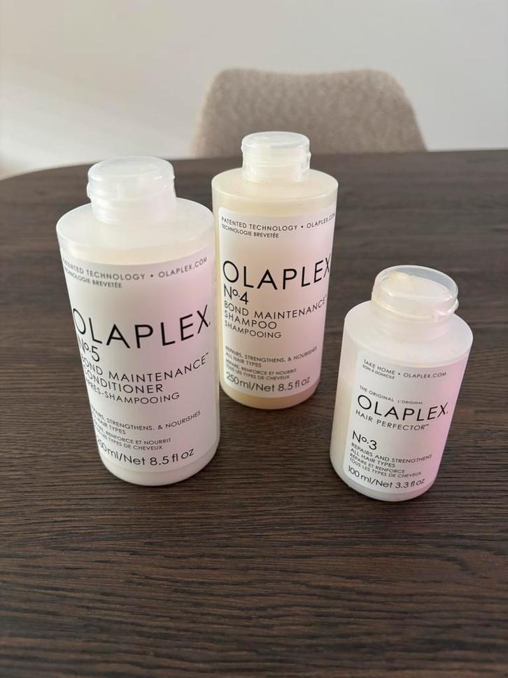Olaplex No. 3, 4 & 5 Set, Sieraden, Tassen en Uiterlijk, Uiterlijk | Haarverzorging, Zo goed als nieuw, Shampoo of Conditioner