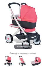 Smoby Quinny 3in1 Wandelwagen, Ophalen of Verzenden, Zo goed als nieuw, Babypop