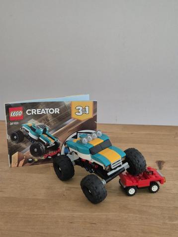 LEGO Creator 3in1 Monstertruck 31101 beschikbaar voor biedingen