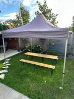 Biertafel set huren Assen en omgeving - Twee banken en tafel, Ophalen, Overige typen, Service@deuba.nl, Zo goed als nieuw