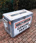 Harley Davidson transportkist opberger mancave, Verzamelen, Ophalen, Reclamebord, Gebruikt, Harley