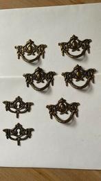 Vintage set messing meubelbeslag /meubelgrepen, Ophalen of Verzenden