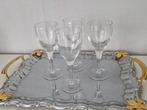 Kristallen wijnglazen, Antiek en Kunst, Antiek | Glas en Kristal, Ophalen of Verzenden