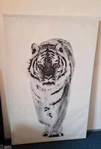 Tijger canvas maat 78x118cm, Ophalen, Zo goed als nieuw, Schilderij, 75 cm of meer