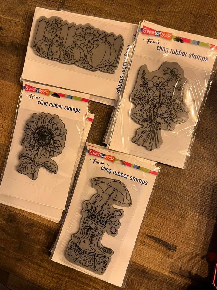 Stampendous cling rubber stamps (stempels) – €5 per stuk, Hobby en Vrije tijd, Stempelen, Nieuw, Overige typen, Ophalen of Verzenden