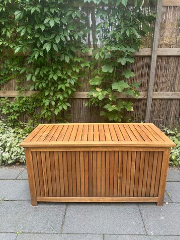 Balkon Tuin Bank Opbergbox Acia Hout beschikbaar voor biedingen