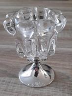 Verzilverde Kaarsen-/Waxinelichthouder, Ophalen of Verzenden