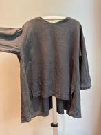 Grijze oversized vintage top met lange mouwen, Maat 38/40 (M), Ophalen of Verzenden, Zo goed als nieuw, Lange mouw