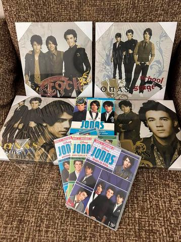 JONAS BROTHERS DVD (SEIZOEN 1) EN 4 CANVAS SCHILDERIJTJES beschikbaar voor biedingen