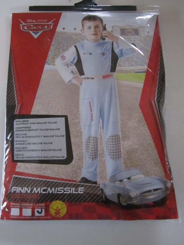 Cars verkleedpakje incl. walkie talkie maat 122/128 Nieuw., Kinderen en Baby's, Ophalen of Verzenden, Nieuw, 122 t/m 128, Jongen of Meisje