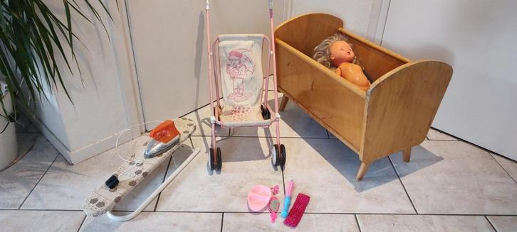 Oude poppen spullen jaren 80, Kinderen en Baby's, Speelgoed | Poppen, Gebruikt, Babypop, Ophalen