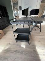 Zwarte trolley, Zo goed als nieuw, 3 of 4 laden, Minder dan 100 cm, 25 tot 50 cm