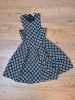 H&M blauwe skaterdress met stippen, maat 38, Maat 38/40 (M), H&M, Blauw, Ophalen of Verzenden