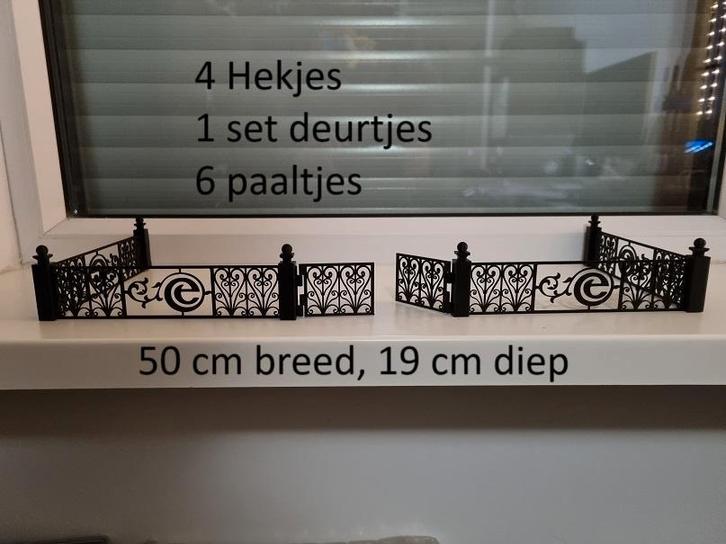 Set 3d geprinte Efteling kerstdorp hekjes, Verzamelen, Efteling, Nieuw, Overige typen, Ophalen of Verzenden