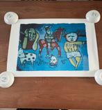 Herman Brood zeefdruk Paard certificaat, Ophalen of Verzenden