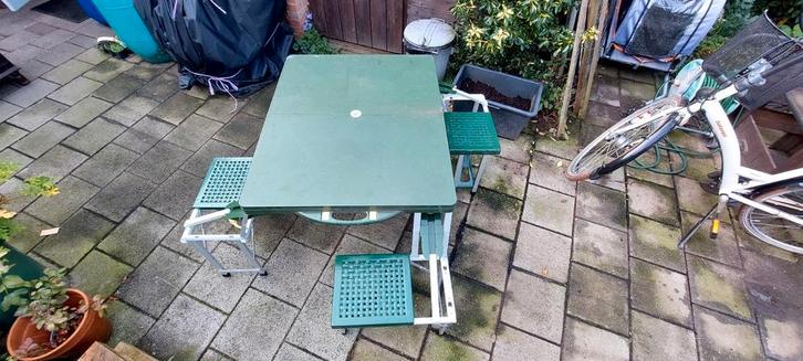 Mooie camping picknicktafel., Caravans en Kamperen, Kampeermeubelen, Zo goed als nieuw, Campingmeubel-accessoire, Ophalen