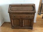 Eiken secretaire met lade en 2 deuren, Ophalen, Gebruikt