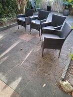 Steigerhouten tuinset - tafel + stoelen, Tuin en Terras, 4 zitplaatsen, Gebruikt, Steigerhout, Ophalen of Verzenden