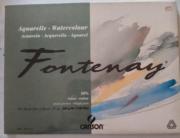 Aquarel papier canson fontenay beschikbaar voor biedingen