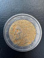 Italië 2 Euro munt zeldzaam 2002 - Dante Alighieri, Ophalen of Verzenden, Italië, 2 euro, Losse munt