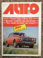 AutoVisie: Datsun 160 B (test), Fiat 132 en 138, Volvo 262, Ophalen of Verzenden, Gelezen, Algemeen