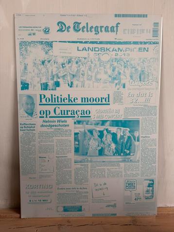 Drukplaat De Telegraaf beschikbaar voor biedingen