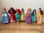 7 Disney Prinsessen Barbies, Ophalen of Verzenden