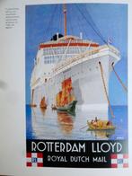 Schip en Affiche 100 jaar rederijreclame in Nederland, Ophalen of Verzenden, Zo goed als nieuw, Diverse auteurs