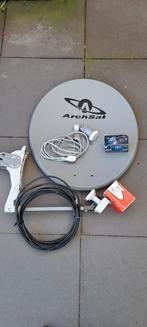 Complete Satellietset: Schotel, Ontvanger & LNB, Audio, Tv en Foto, Schotelantennes, Ophalen, Gebruikt, (Schotel)antenne, Overige merken