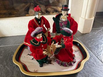 Kerst Charles Dickens Familie Figuren beschikbaar voor biedingen