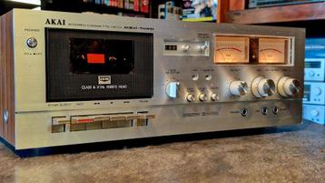 AKAI GXC-709D • GARANTIE • GEREVISEERD • WOODCASE • VU METER beschikbaar voor biedingen