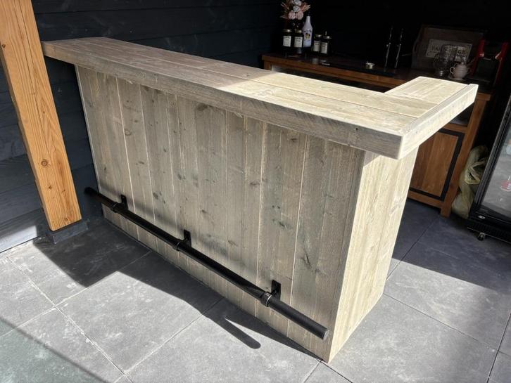 Unieke kwaliteit buitenbar van steigerhout elke maat en vorm, Huis en Inrichting, Barren, Nieuw, Ophalen