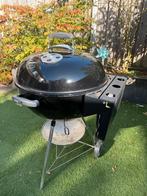 Weber Kettle barbecue 57 cm (incl. Weber-hoes & houder), Tuin en Terras, Houtskoolbarbecues, Ophalen, Gebruikt, Weber, Met accessoires