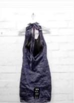 Sarah Pacini - Donkerblauwe halterjurk maat 38/40 - Nieuw, Maat 38/40 (M), Blauw, Sarah Pacini, Nieuw