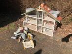 Leuk vintage poppenhuis met meubeltjes, Ophalen, Poppenhuis, O, O