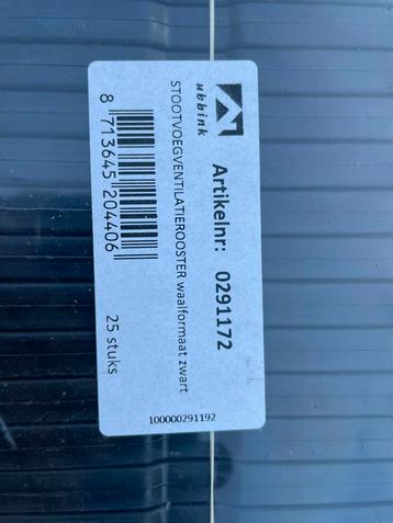 Stootvoegventilatierooster Ubbink 0291172 beschikbaar voor biedingen